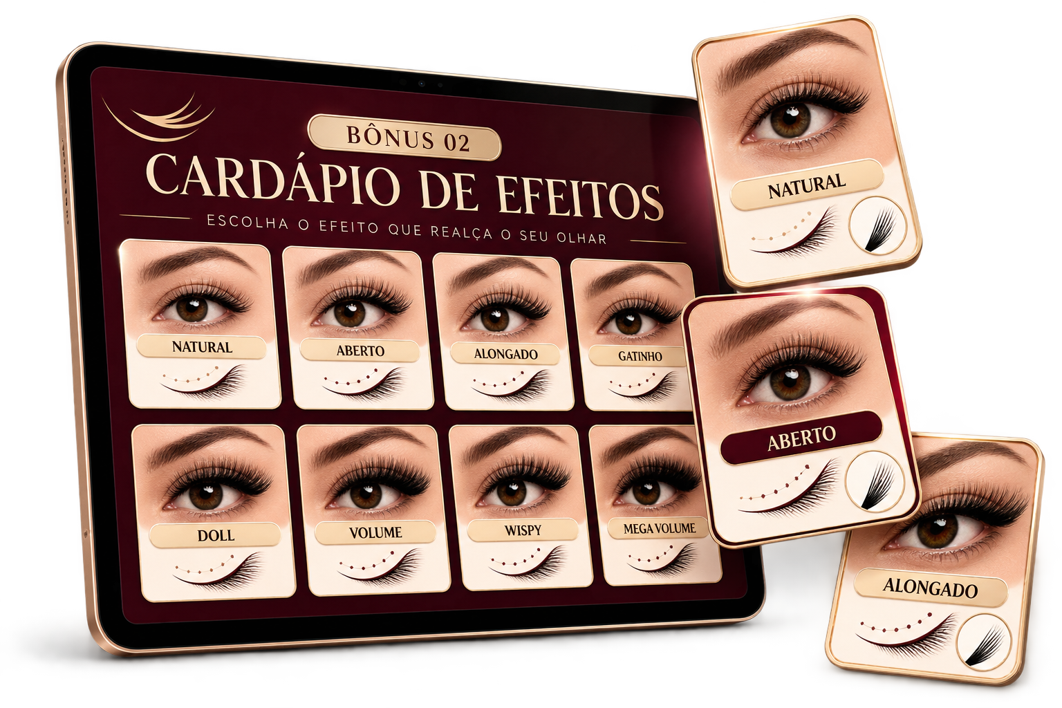 Cardápio de Efeitos para Clientes