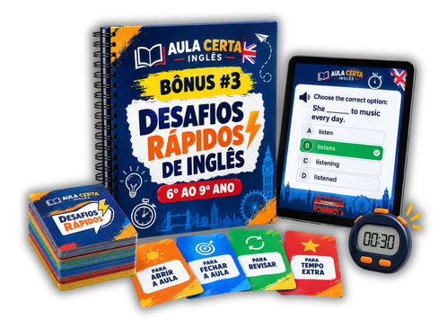 Bônus 3: Desafios Rápidos de Inglês